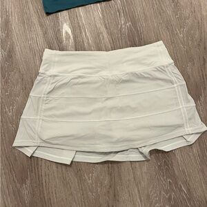 Lululemon White Tennis Skirt